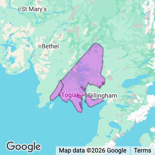 DILLINGHAM county map