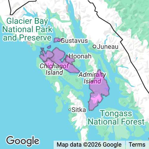 HOONAH ANGOON county map