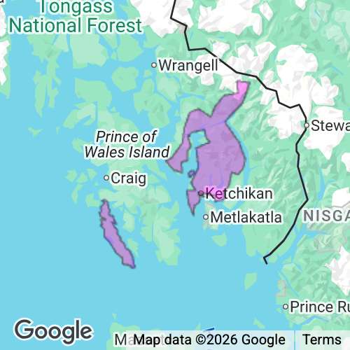 KETCHIKAN GATEWAY county map