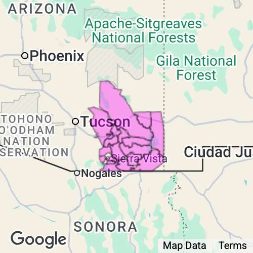 Cochise County Arizona real estate agent mailing area
