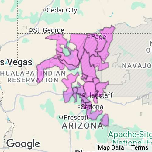Coconino County Arizona real estate agent mailing area