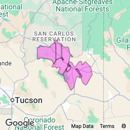 Graham County Arizona real estate agent mailing area
