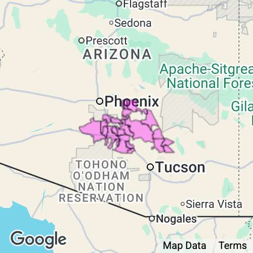 Pinal County Arizona real estate agent mailing area