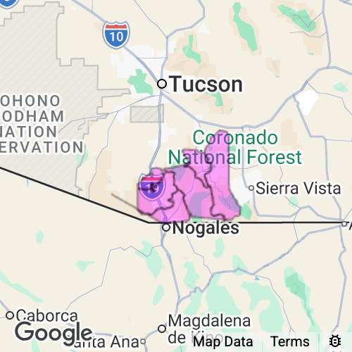 Santa Cruz County Arizona real estate agent mailing area