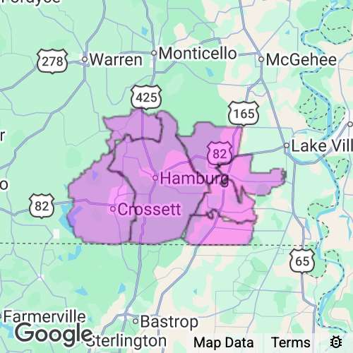 Ashley County Arkansas real estate agent mailing area