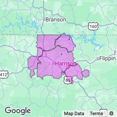 Boone County Arkansas real estate agent mailing area