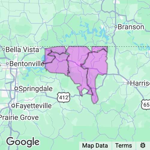 Carroll County Arkansas real estate agent mailing area