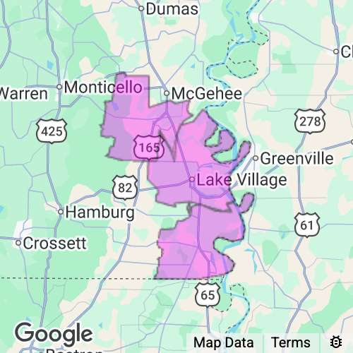 Chicot County Arkansas real estate agent mailing area