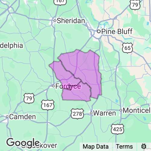 Cleveland County Arkansas real estate agent mailing area