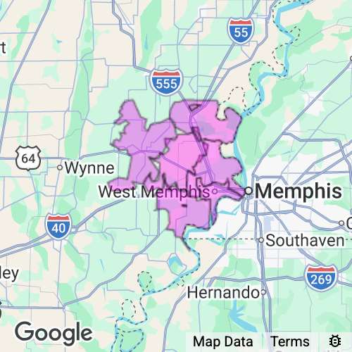 Crittenden County Arkansas real estate agent mailing area