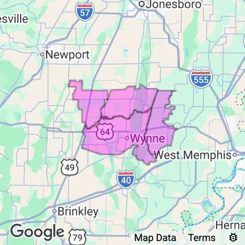 Cross County Arkansas real estate agent mailing area