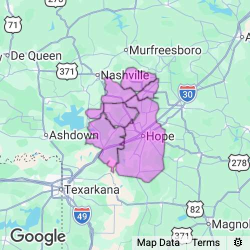 Hempstead County Arkansas real estate agent mailing area