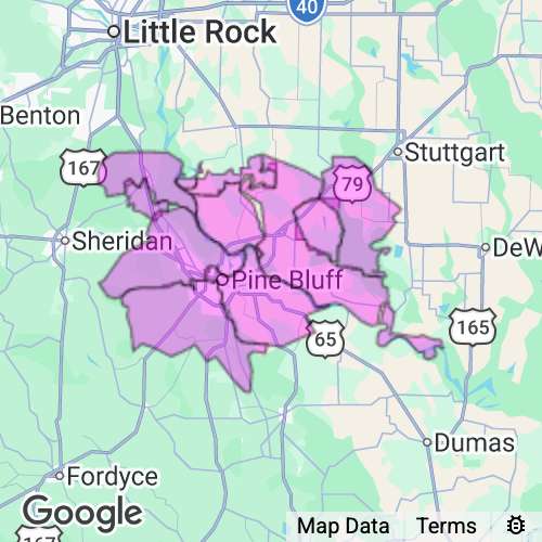 Jefferson County Arkansas real estate agent mailing area