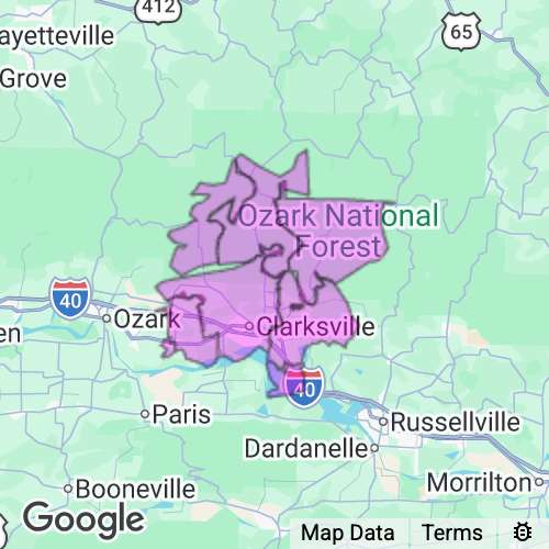 Johnson County Arkansas real estate agent mailing area