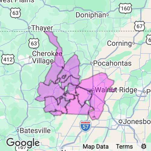 Lawrence County Arkansas real estate agent mailing area