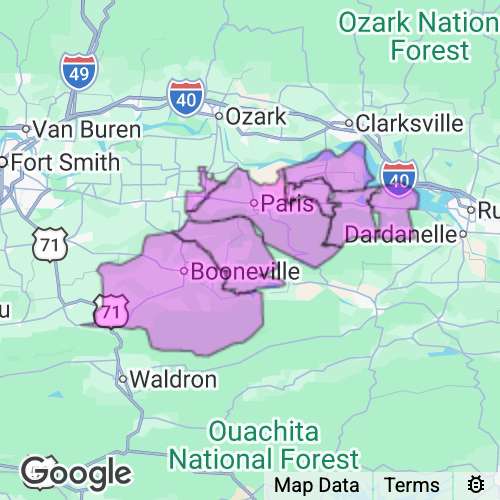 Logan County Arkansas real estate agent mailing area