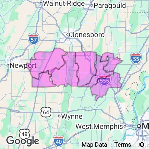 Poinsett County Arkansas real estate agent mailing area