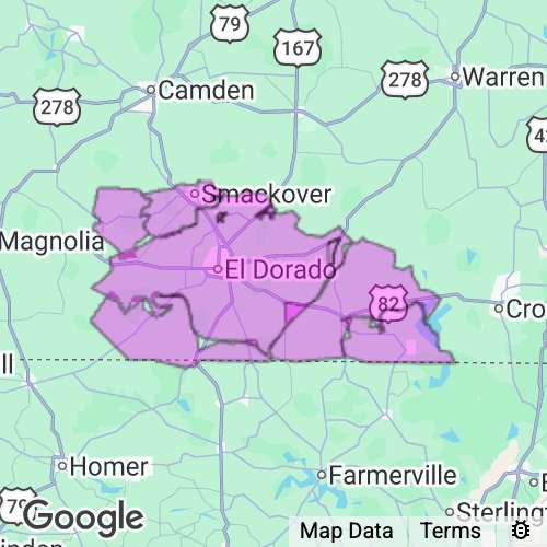 Union County Arkansas real estate agent mailing area