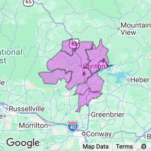 Van Buren County Arkansas real estate agent mailing area