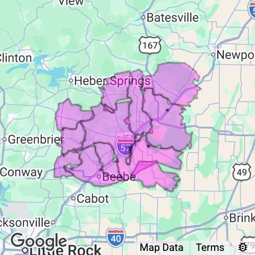 White County Arkansas real estate agent mailing area