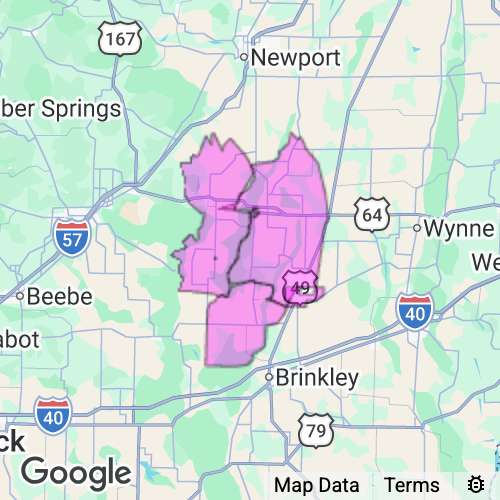 Woodruff County Arkansas real estate agent mailing area