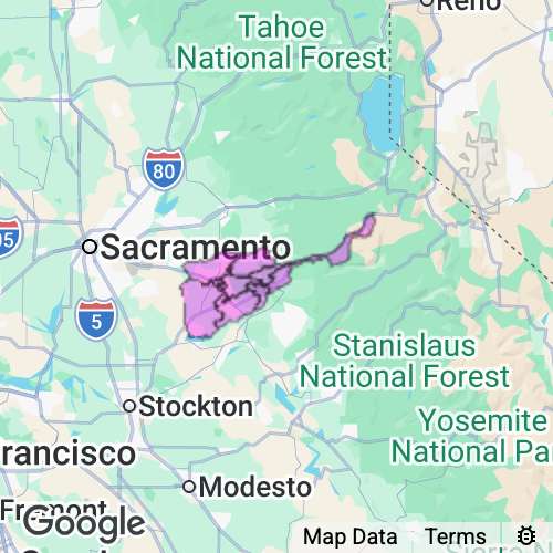 AMADOR county map