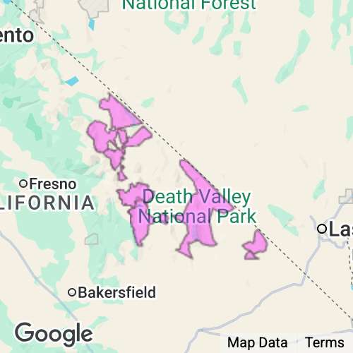 INYO county map