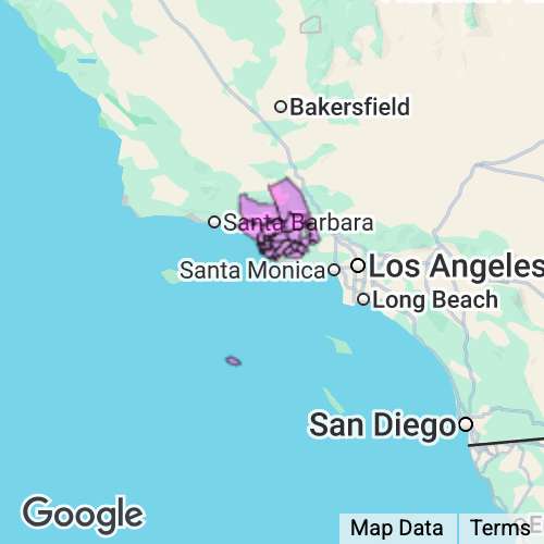 VENTURA county map