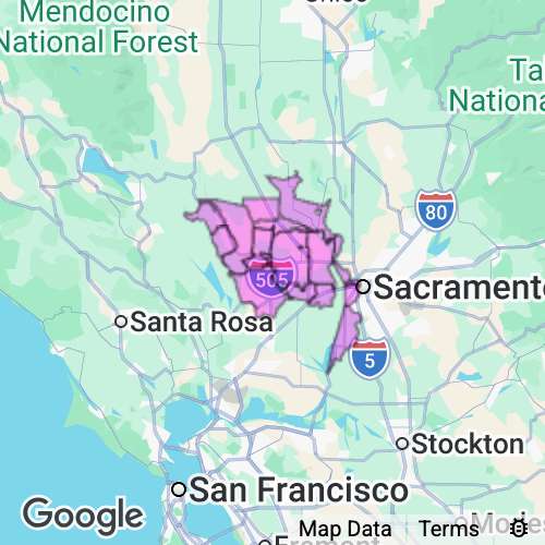 YOLO county map