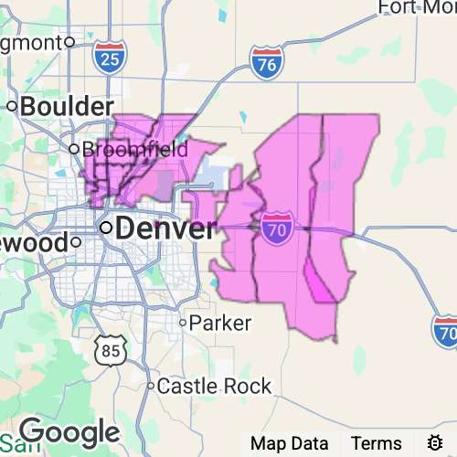 Adams County Colorado real estate agent mailing area