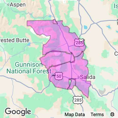 Chaffee County Colorado real estate agent mailing area