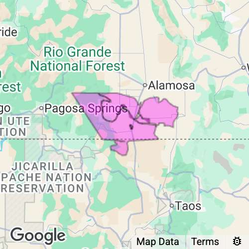 Conejos County Colorado real estate agent mailing area