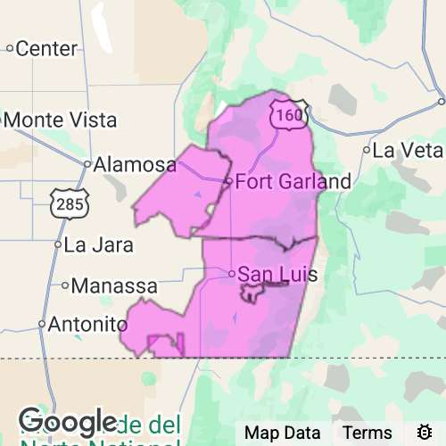 Costilla County Colorado real estate agent mailing area