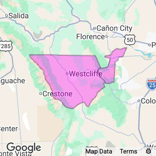 Custer County Colorado real estate agent mailing area