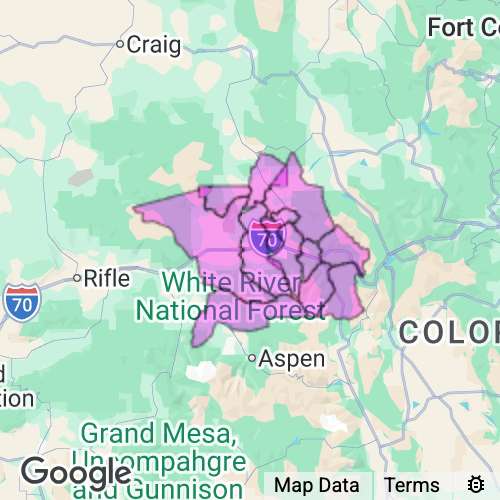 Eagle County Colorado real estate agent mailing area
