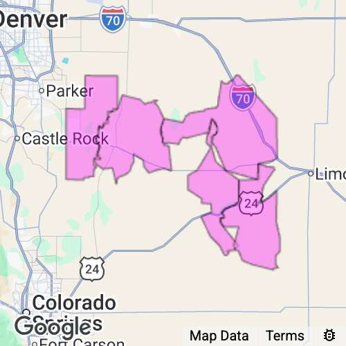 Elbert County Colorado real estate agent mailing area