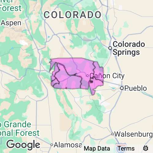 Fremont County Colorado real estate agent mailing area