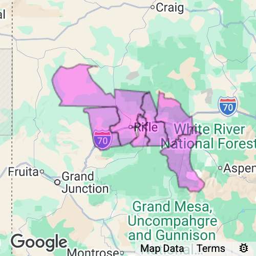 Garfield County Colorado real estate agent mailing area
