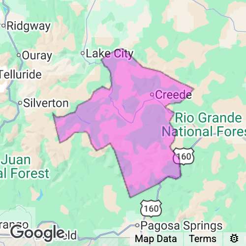 Mineral County Colorado real estate agent mailing area