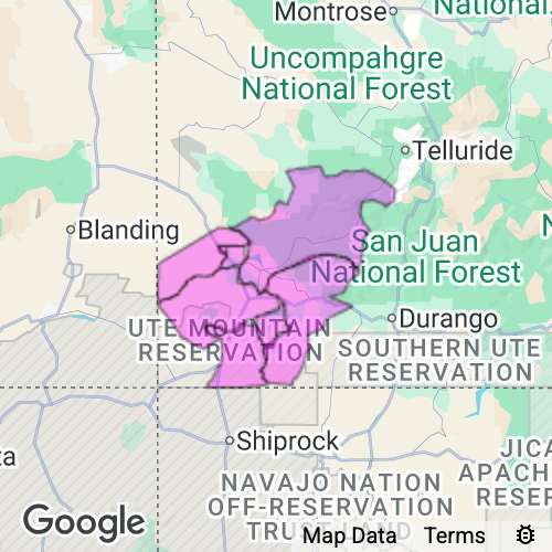 Montezuma County Colorado real estate agent mailing area