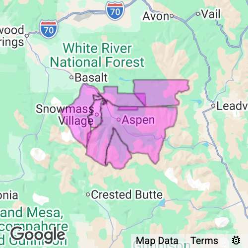Pitkin County Colorado real estate agent mailing area