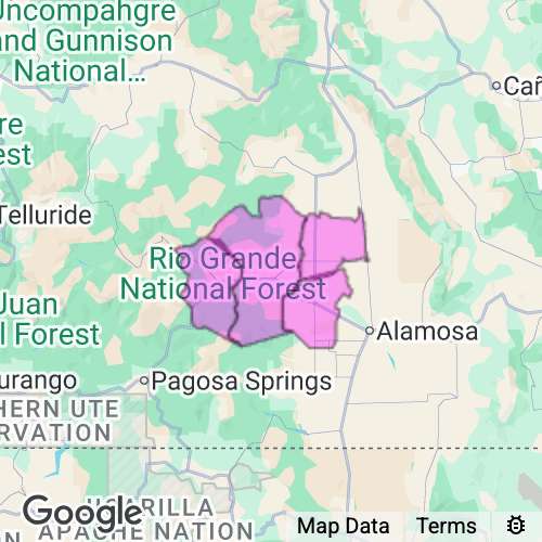 Rio Grande County Colorado real estate agent mailing area
