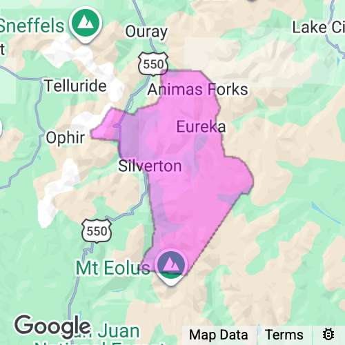 San Juan County Colorado real estate agent mailing area
