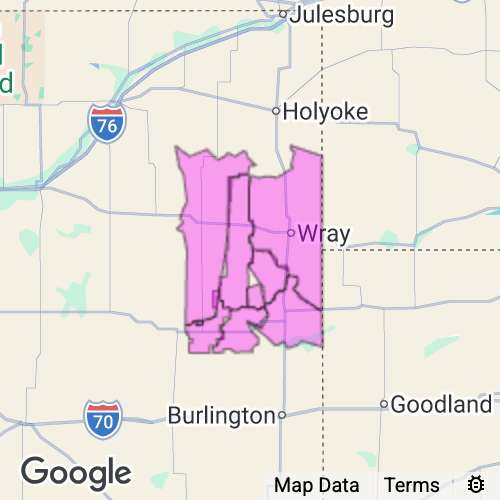 Yuma County Colorado real estate agent mailing area