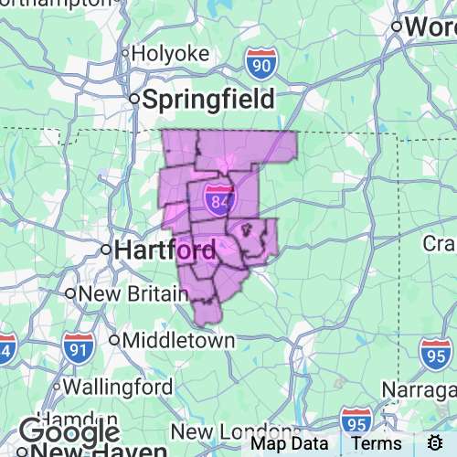 Tolland County Connecticut real estate agent mailing area