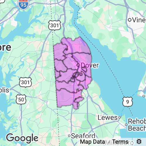 Kent County Delaware real estate agent mailing area