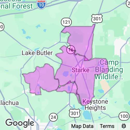 Bradford County Florida real estate agent mailing area