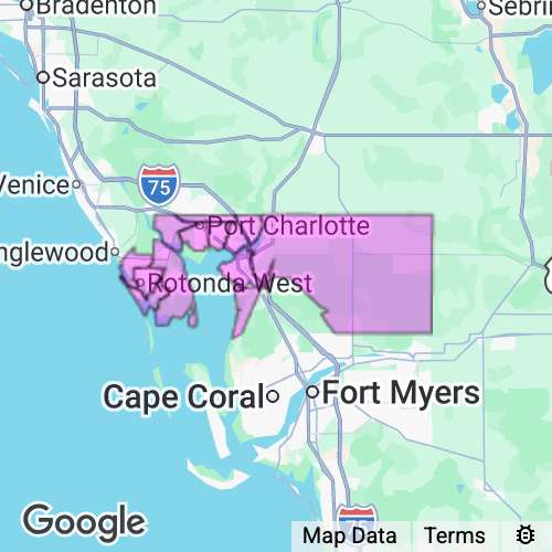 Charlotte County Florida real estate agent mailing area