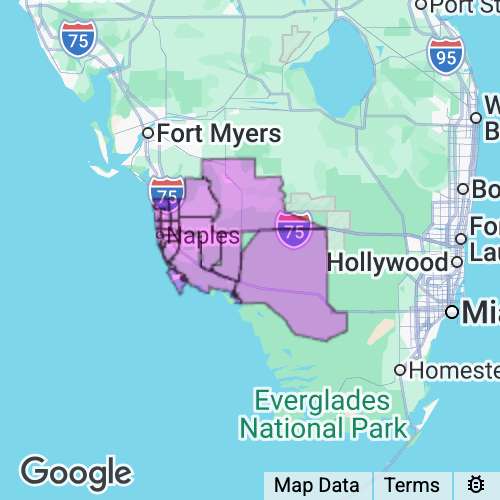 Collier County Florida real estate agent mailing area