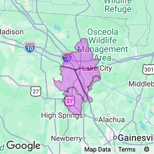 Columbia County Florida real estate agent mailing area
